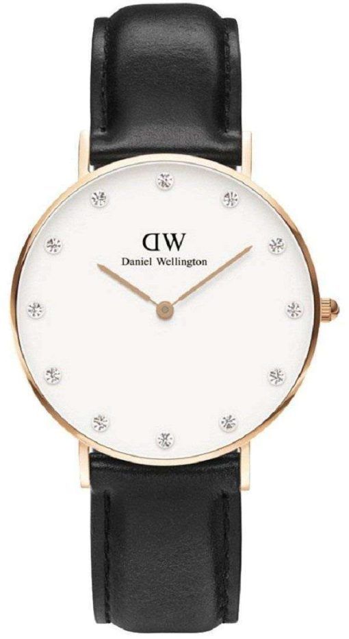 ダニエル ウェリントン上品なシェフィールド水晶アクセント DW00100076 (0951DW) レディース腕時計