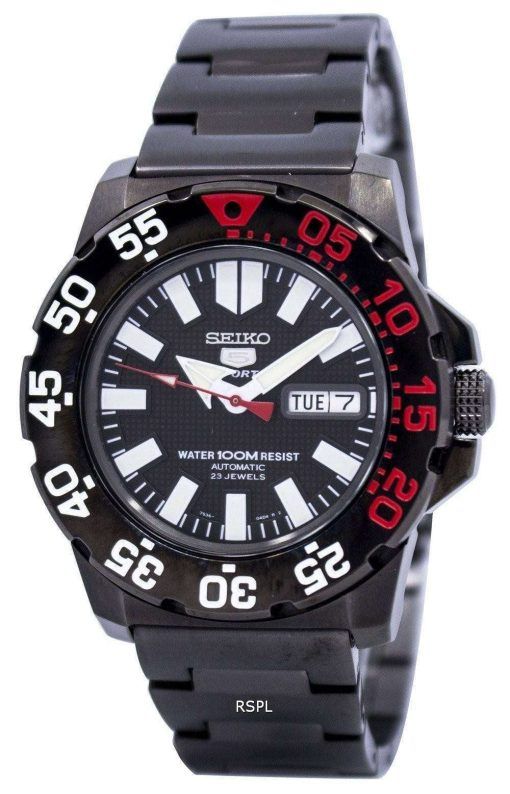 セイコー 5 スポーツ自動メンズ NEO モンスター腕時計 SNZF53K1 を腕時計します。