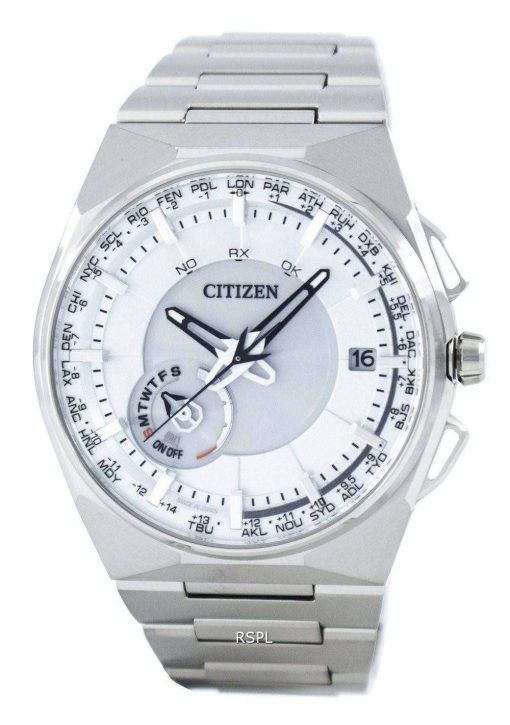 市民エコドライブ チタン衛星 GPS 波世界時間 CC2001 57A メンズ腕時計