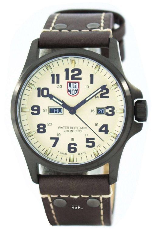 ルミノックス土地アタカマ フィールド日日付 1920 シリーズ スイス製クォーツ 200 M XL.1927 メンズ腕時計