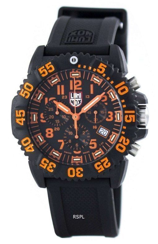 ルミノックス ネイビー シール カラーマーク クロノグラフ 3080 シリーズ スイス製 200 M XS.3089 メンズ腕時計