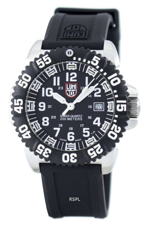 ルミノックス海海軍シール スティール カラーマーク 3150 シリーズ スイス製クォーツ 200 M XS.3151.NV メンズ腕時計