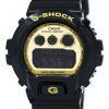 カシオ G-ショック照明ブラック & ゴールド DW-6900CB-1 メンズ腕時計腕時計