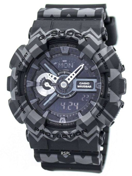 カシオ G-ショック アナログ デジタル部族のパターン シリーズ GA-110TP-1 a メンズ腕時計