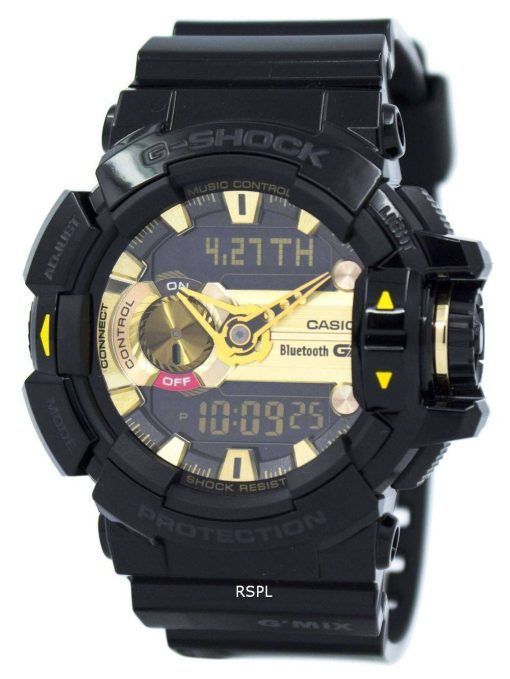 カシオ G ショック G'MIX ブルートゥース スマート世界時間アナログ デジタル GBA 400 1A9 メンズ腕時計