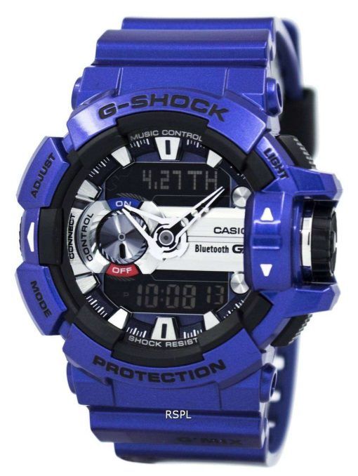 カシオ G ショック G'MIX ブルートゥース スマート世界時間アナログ デジタル GBA-400-2 a メンズ腕時計