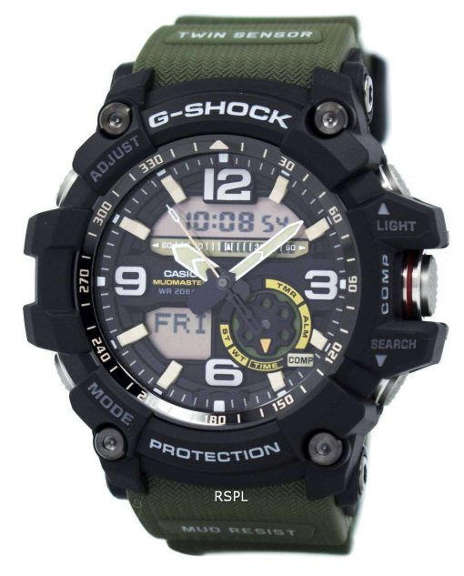 カシオ G ショック Mudmaster アナログ デジタル ツイン センサー GG 1000-1 a 3 メンズ腕時計