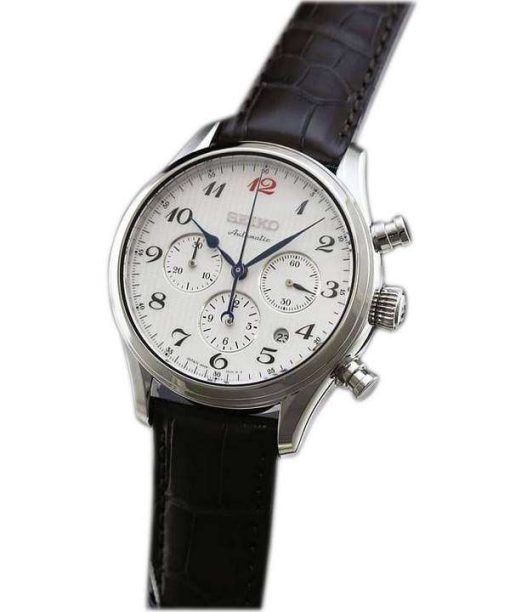 セイコー プレサージュ日本自動巻クロノグラフ SARK011 メンズ腕時計