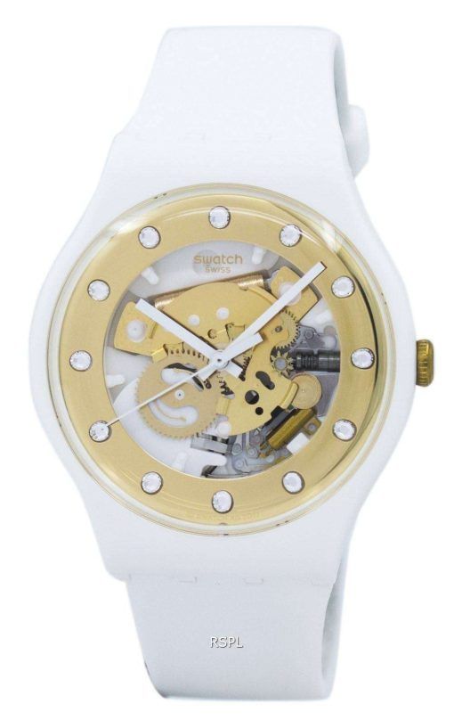 スウォッチ オリジナル サンレイ グラム クオーツ SUOZ148 ユニセックス腕時計