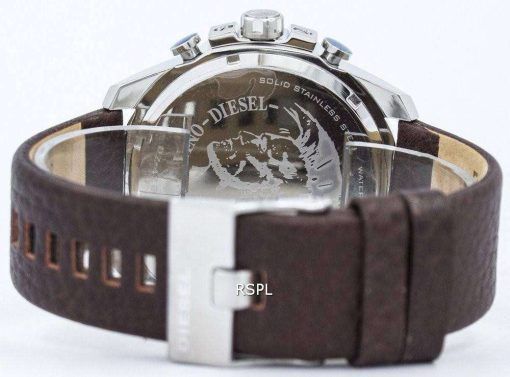 ディーゼル メガ チーフ クロノグラフ ブルー ダイヤル DZ4281 メンズ腕時計