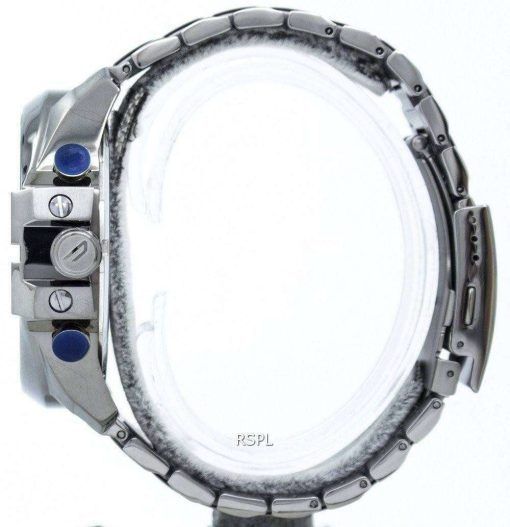 ディーゼル メガ チーフ クロノグラフ ブルー ダイヤル 100 M DZ4329 メンズ腕時計