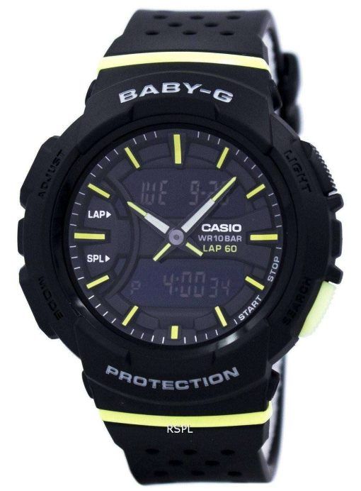カシオベビー-G の耐衝撃性のデュアル タイム アナログ デジタル BGA-240-1 a 2 レディース腕時計