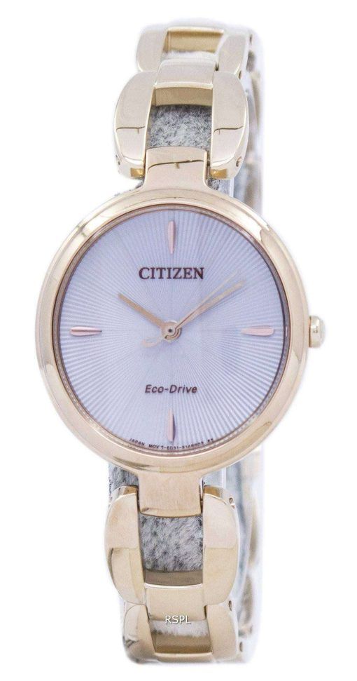 市民エコ ・ ドライブ EM0423-81 a レディース腕時計