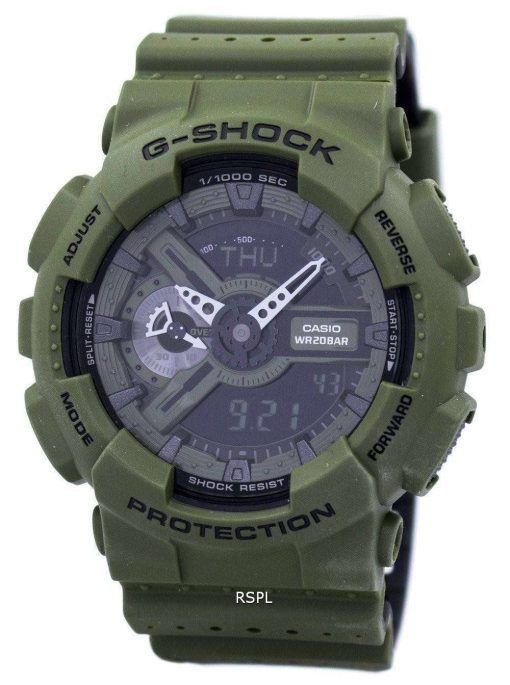 カシオ G-ショック ショック耐性の世界時間目覚ましアナログ デジタル GA 110LP-3 a メンズ腕時計