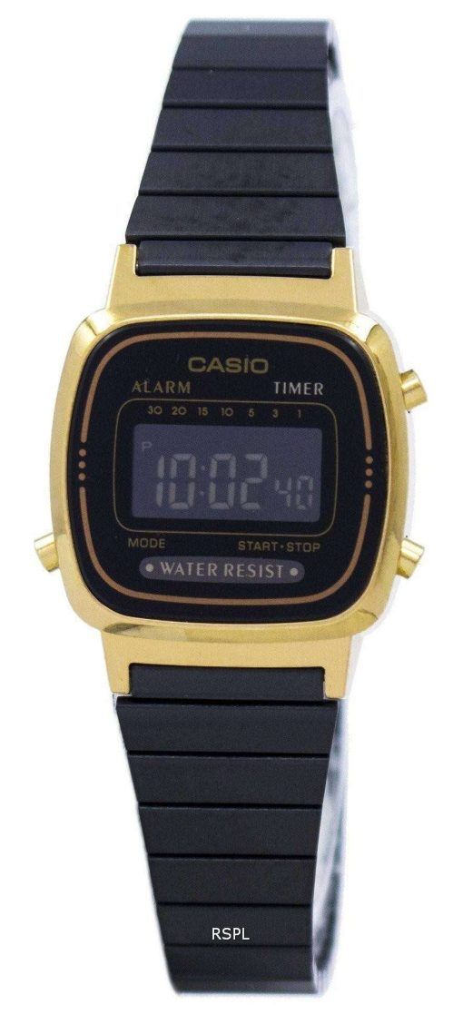 カシオ ヴィンテージ アラーム デジタル LA670WEGB 1B レディース腕時計