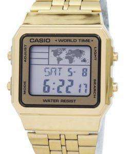 カシオ目覚まし世界時間デジタル A500WGA 9DF メンズ腕時計