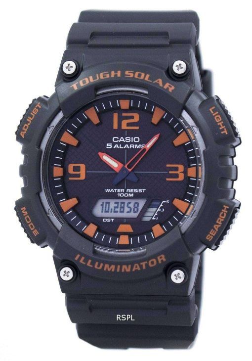カシオ照明厳しい太陽光目覚ましアナログ デジタル AQ S810W 8AV メンズ腕時計
