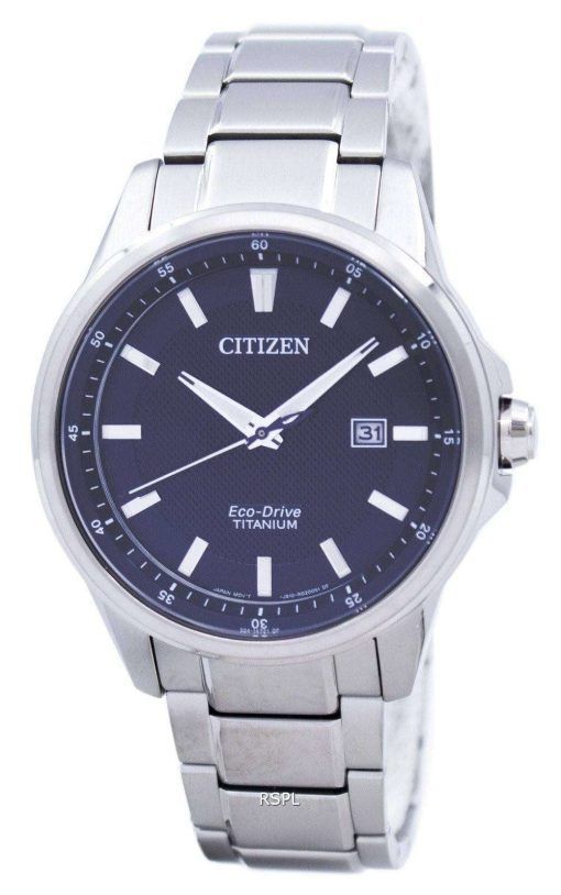市民エコドライブ チタン アナログ AW1490 された 84E メンズ腕時計