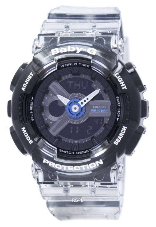 カシオベビー-G の耐衝撃性世界時間アナログ デジタル BA-110JM-1 a レディース腕時計