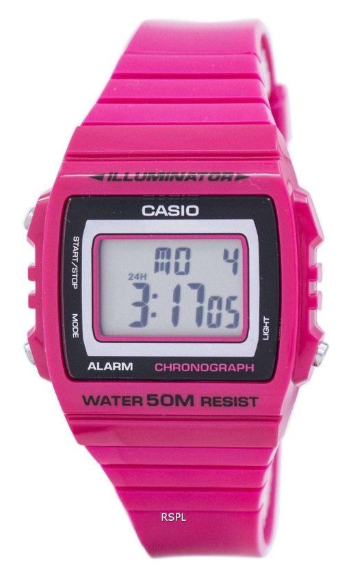 カシオ照明クロノグラフ アラーム デジタル W 215 H 4AV メンズ腕時計