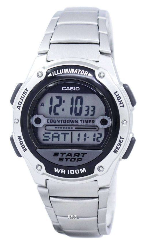 照明器具のカウント ダウン タイマー デジタル W 756 D 1AV カシオメンズ腕時計
