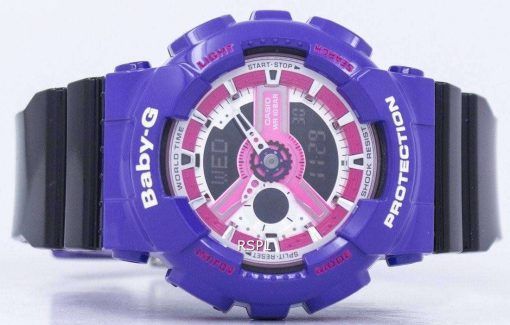 カシオベビー-G 世界時間耐衝撃性アナログ デジタル BA 110NC 6A レディース腕時計