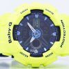 カシオベビー-G の耐衝撃性世界時間アナログ デジタル 3 a BA 110PP レディース腕時計