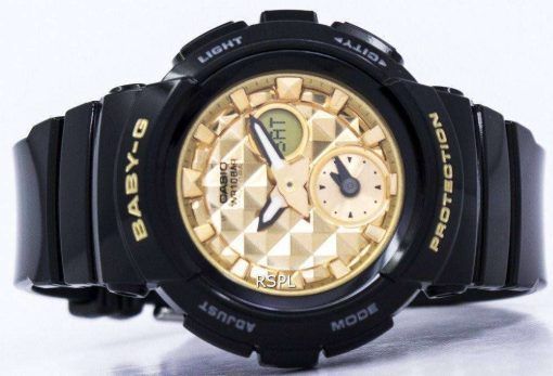 カシオベビー-G の衝撃耐性世界時間アナログ デジタル BGA-195 M-1 a レディース腕時計
