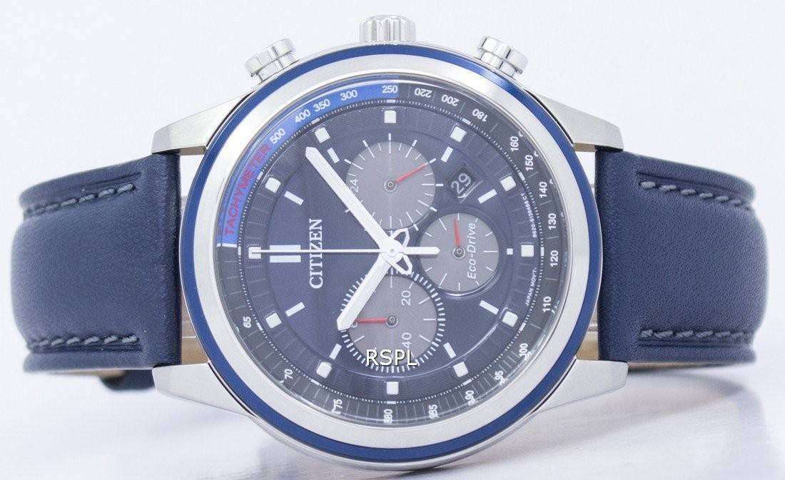 市民エコ ・ ドライブ クロノグラフ タキメーター CA4031-07 L メンズ腕時計