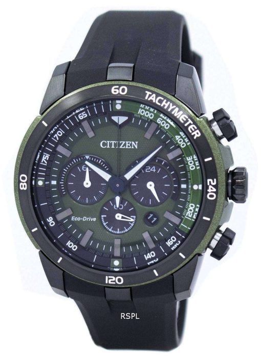 市民エコ ・ ドライブ クロノグラフ タキメーター CA4156 01 w メンズ腕時計