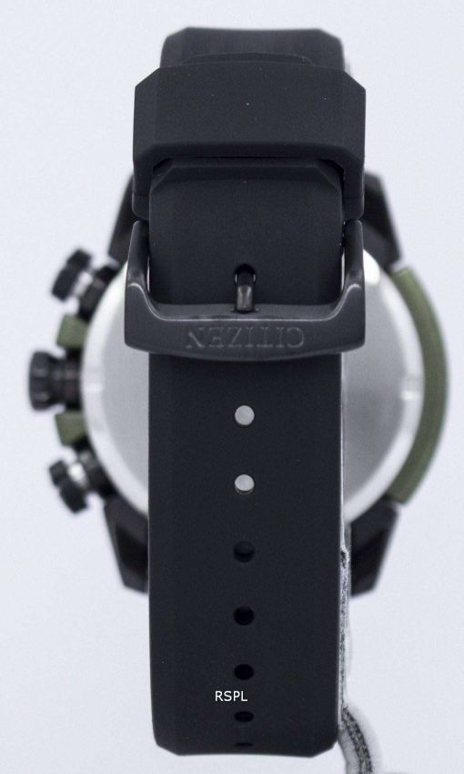 市民エコ ・ ドライブ クロノグラフ タキメーター CA4156 01 w メンズ腕時計