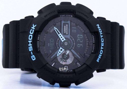カシオ G-ショック ショック耐性の世界時間目覚ましアナログ デジタル GA-110LN-1 a メンズ腕時計