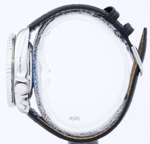 セイコー自動ダイバーズ比黒革 SKX007J1 LS6 200 M メンズ腕時計