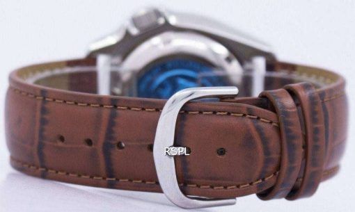 セイコー自動ダイバーズ比茶色の革 SKX007J1 LS7 200 M メンズ腕時計