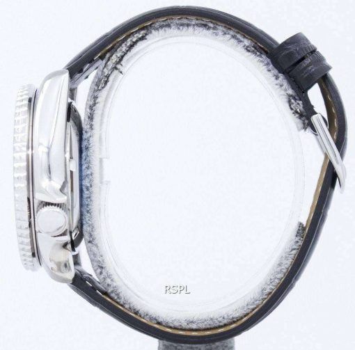 セイコー自動ダイバーズ比黒革 SKX009J1 LS6 200 M メンズ腕時計
