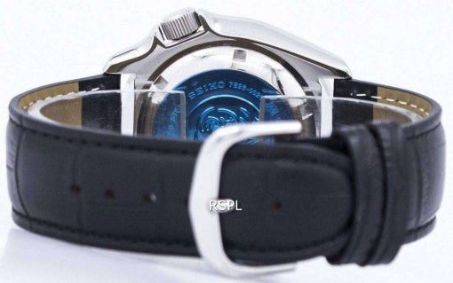 セイコー自動ダイバーズ比黒革 SKX009J1 LS6 200 M メンズ腕時計