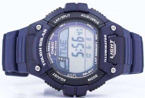 カシオ照明厳しい太陽ラップ メモリ アラーム デジタル W S220 2AV メンズ腕時計
