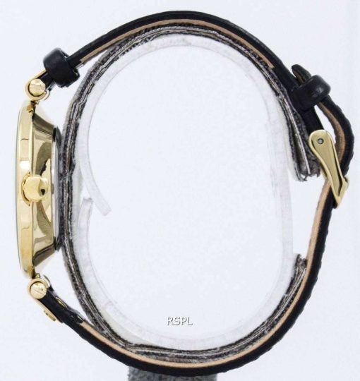 アン ・ クライン水晶ダイヤモンド アクセント 1396BMBK レディース腕時計