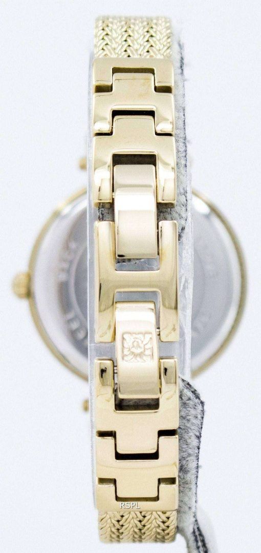 アン ・ クライン水晶スワロフ スキー クリスタル 1906PMGB レディース腕時計