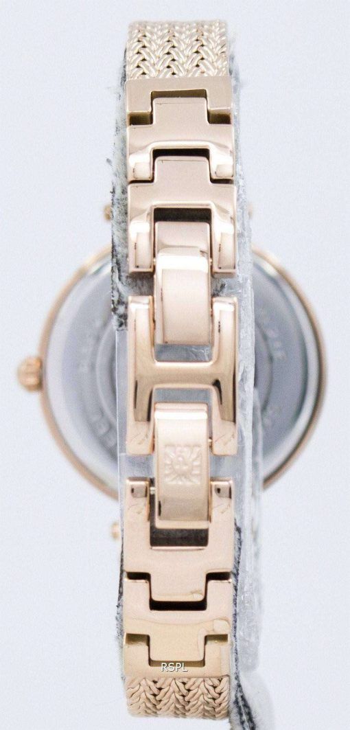 アン ・ クライン水晶スワロフ スキー クリスタル 1906RGRG レディース腕時計