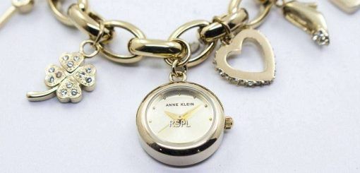 アン ・ クライン石英 7604CHRM レディース腕時計