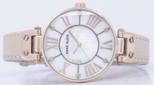 アン ・ クライン水晶ダイヤモンド アクセント 9918RGLP レディース腕時計