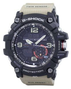 カシオ G ショック Mudmaster アナログ デジタル ツイン センサー GG 1000 1A5 メンズ腕時計