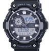 カシオ青年世界時間アラーム平静時 200 w 1AV アナログ デジタル AEQ200W 1AV メンズ腕時計