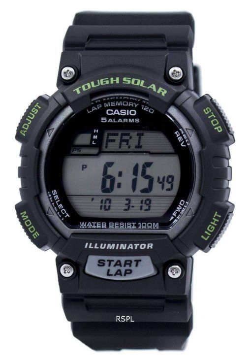 カシオ照明厳しい太陽世界時間 STL S100H 1AV STLS100H-1AV メンズ腕時計