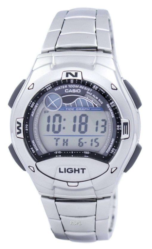 カシオ デュアル タイム アラーム潮汐グラフ デジタル W-753D-1AV W753D-1AV メンズ腕時計
