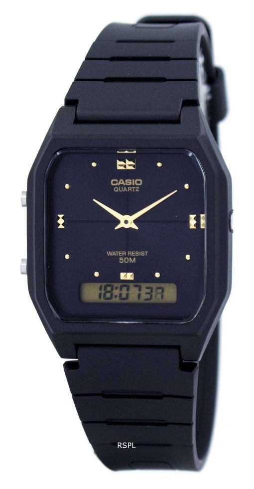 カシオ青年デュアル タイム アナログ デジタル クオーツ ダブリュ-48HE-1AV AW48HE-1AV メンズ腕時計