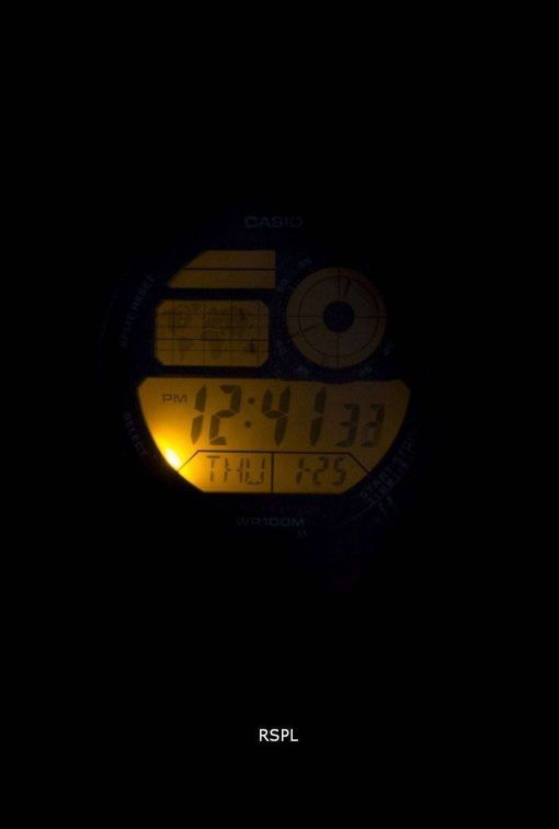 カシオ青年世界アラーム時間世界地図 AE 1000 w 4AV AE1000W 4AV メンズ腕時計
