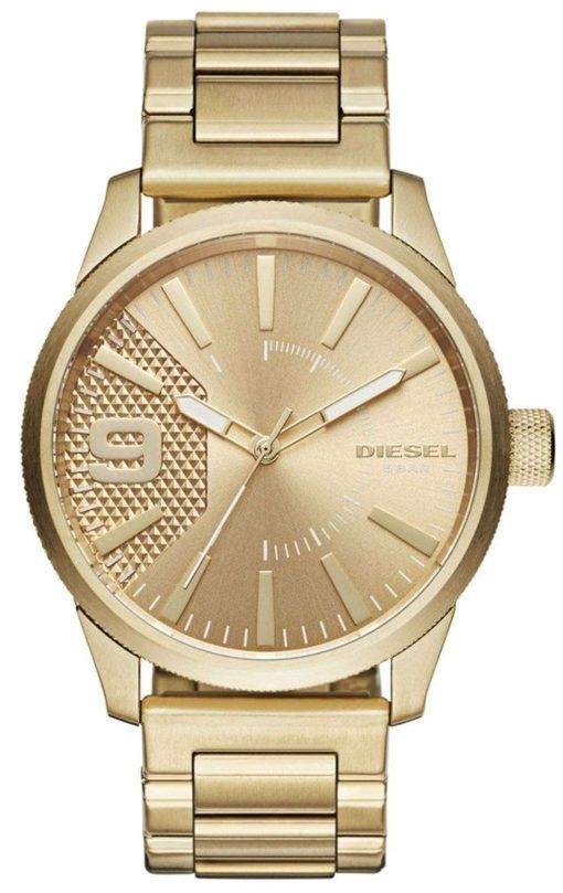 ディーゼルの時間枠の石目やすり石英 DZ1761 メンズ腕時計