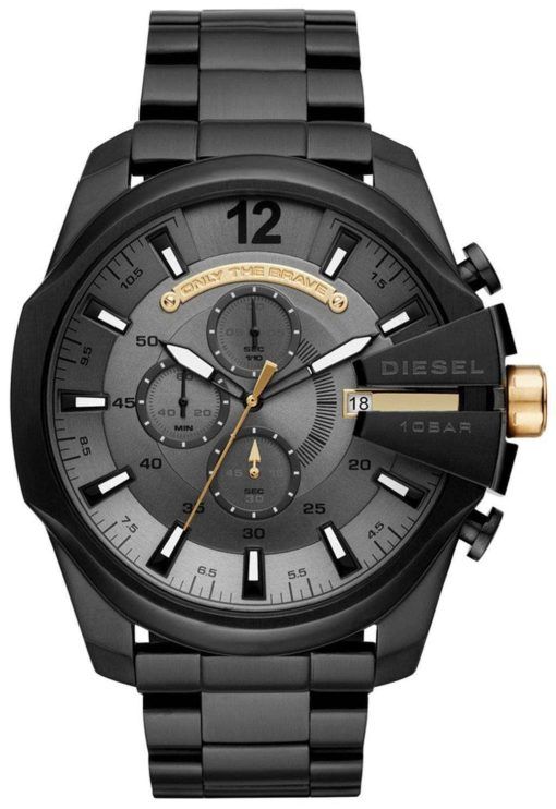 ディーゼルの時間枠メガ チーフ クロノグラフ クォーツ DZ4479 メンズ腕時計